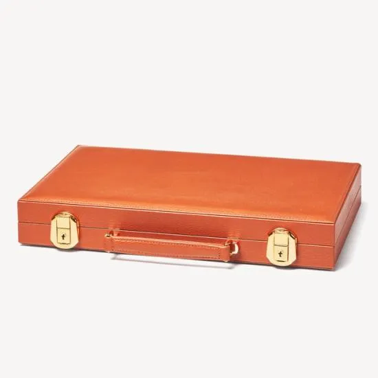 15inch Backgammon Set Marmalade Pebble Women Aspinal Of London Luxury Games