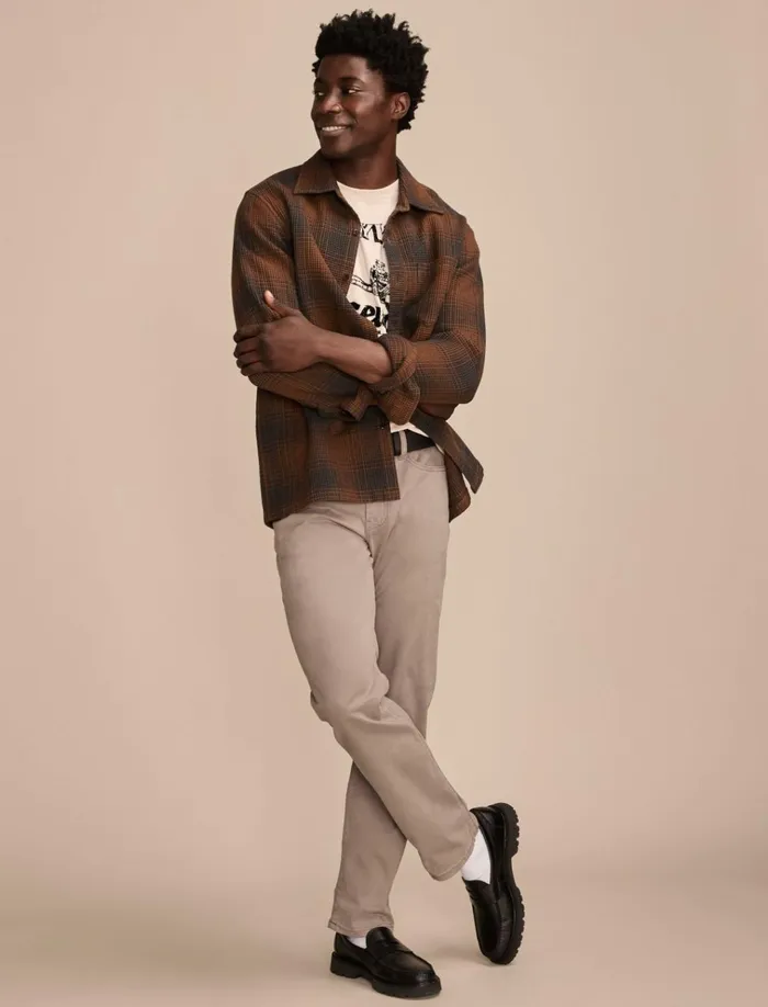 410 Athletic Sateen Stretch Jean Brushed Nickel Men Lucky Brand Pants