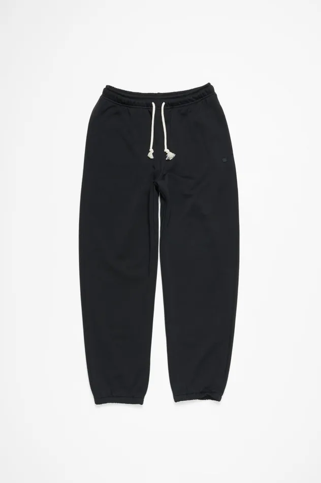 Acne Studios Cotton Sweatpants Black Men Trousers