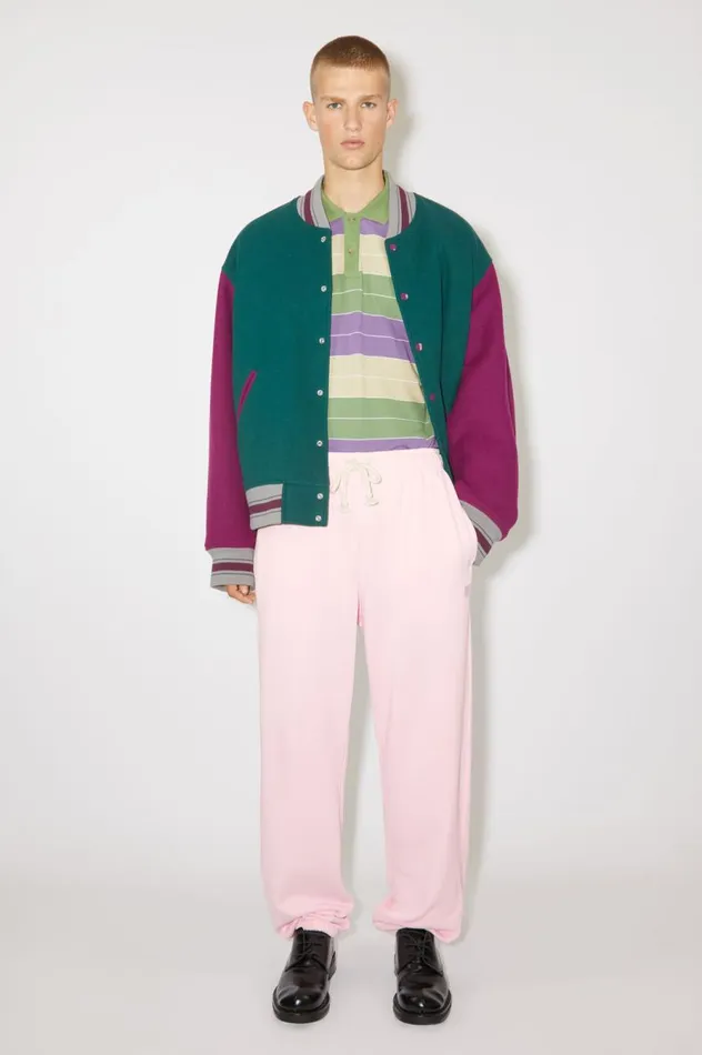 Acne Studios Cotton Sweatpants Light Pink Men Trousers