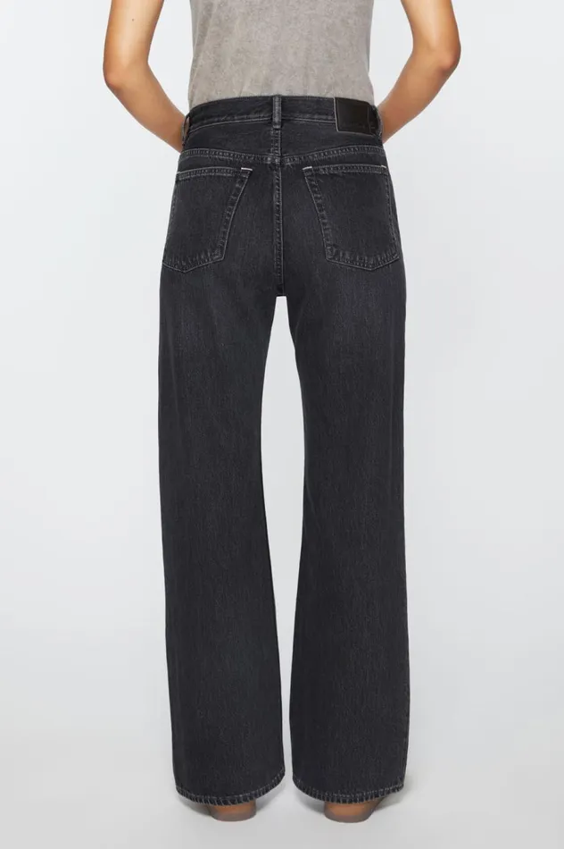 Acne Studios Loose Fit Jeans 8211 2021F Black Women Jeans