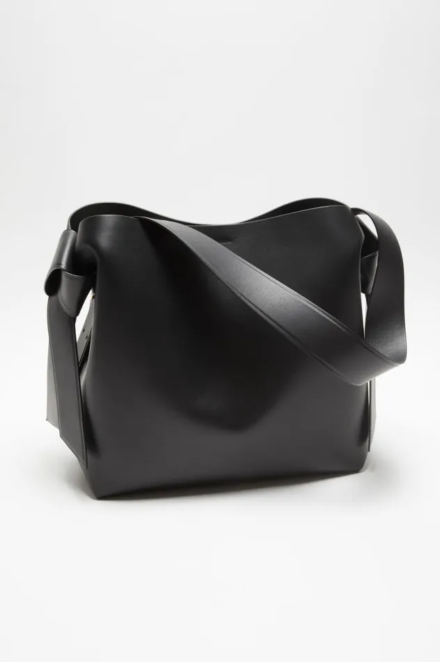 Acne Studios Musubi Midi Shoulder Bag Black Women Bags