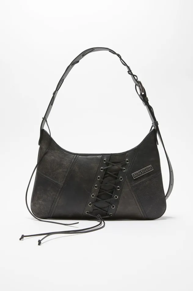 Acne Studios Platt Shoulder Bag Black Women Bags