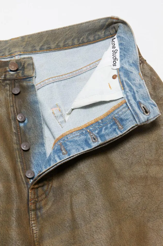 Acne Studios Super Baggy Fit Jeans 8211 2023 Mid Blue Men Jeans