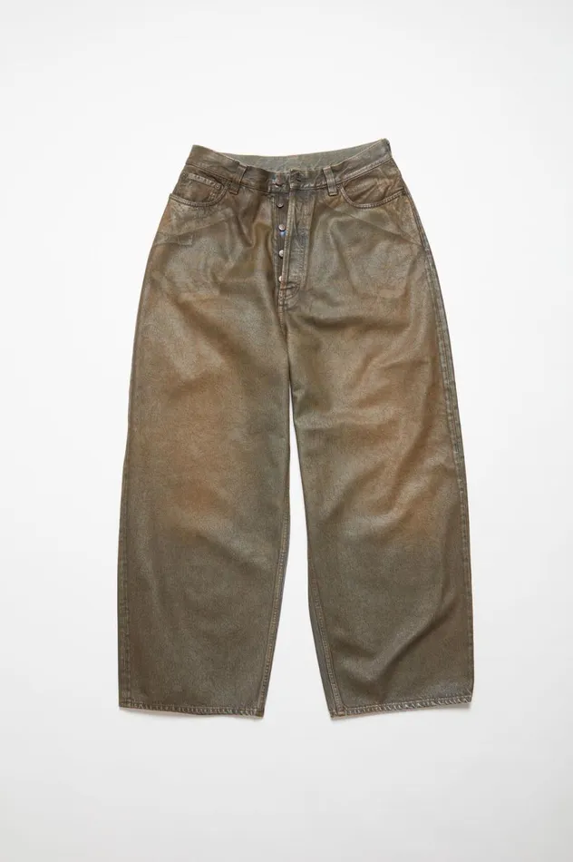 Acne Studios Super Baggy Fit Jeans 8211 2023 Mid Blue Men Jeans