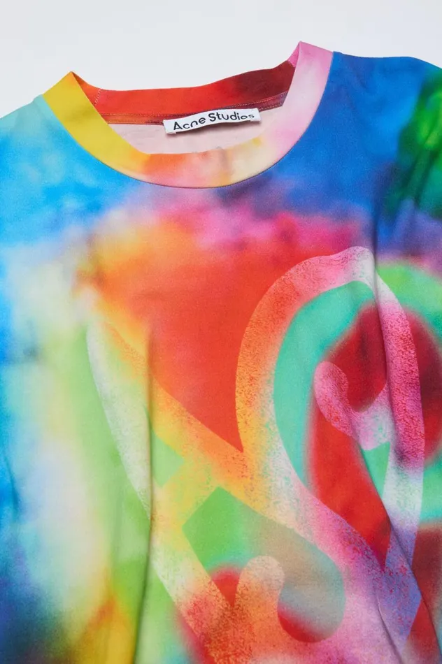 Acne Studios Tshirt Stronger Together Forever Multicolor Men Tshirts