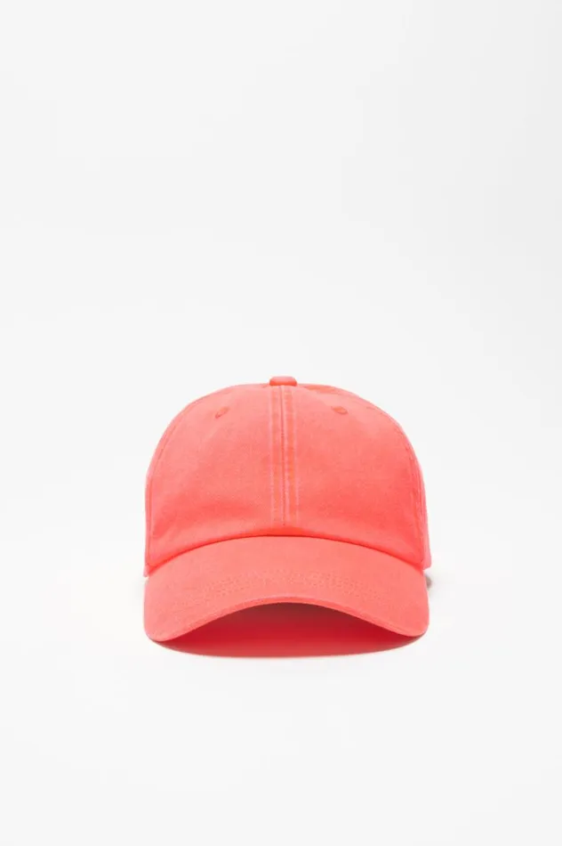 Acne Studios Twill Cap Fluo Pink Men Hats