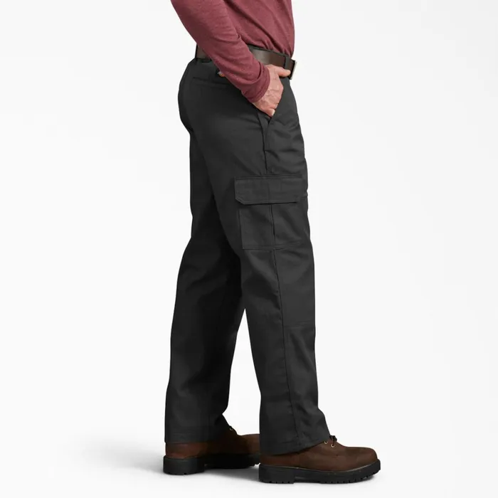 Active Waist Regular Fit Cargo Pants Black Black bk Men Dickies Cargo Active Waist Regular Fit Cargo Pants Black Black bk Men Dickies Cargo