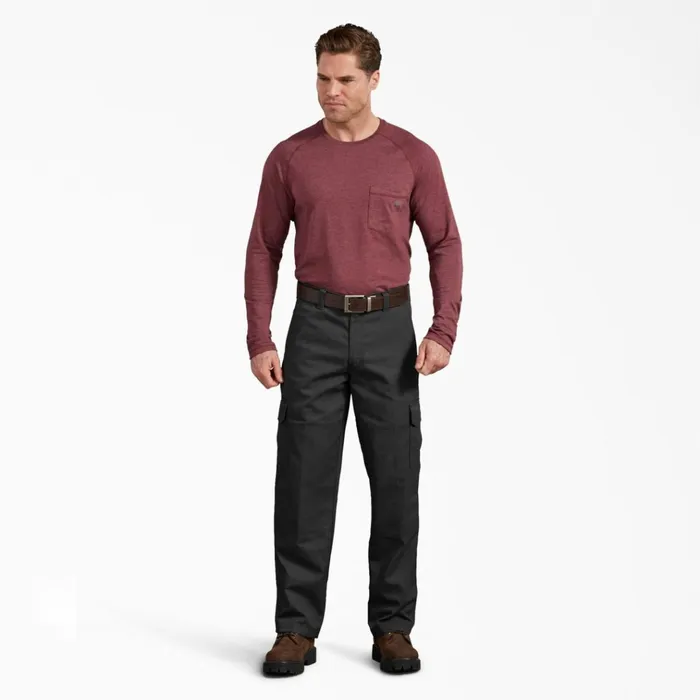Active Waist Regular Fit Cargo Pants Black Black bk Men Dickies Cargo Active Waist Regular Fit Cargo Pants Black Black bk Men Dickies Cargo