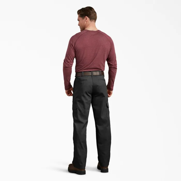 Active Waist Regular Fit Cargo Pants Black Black bk Men Dickies Cargo Active Waist Regular Fit Cargo Pants Black Black bk Men Dickies Cargo