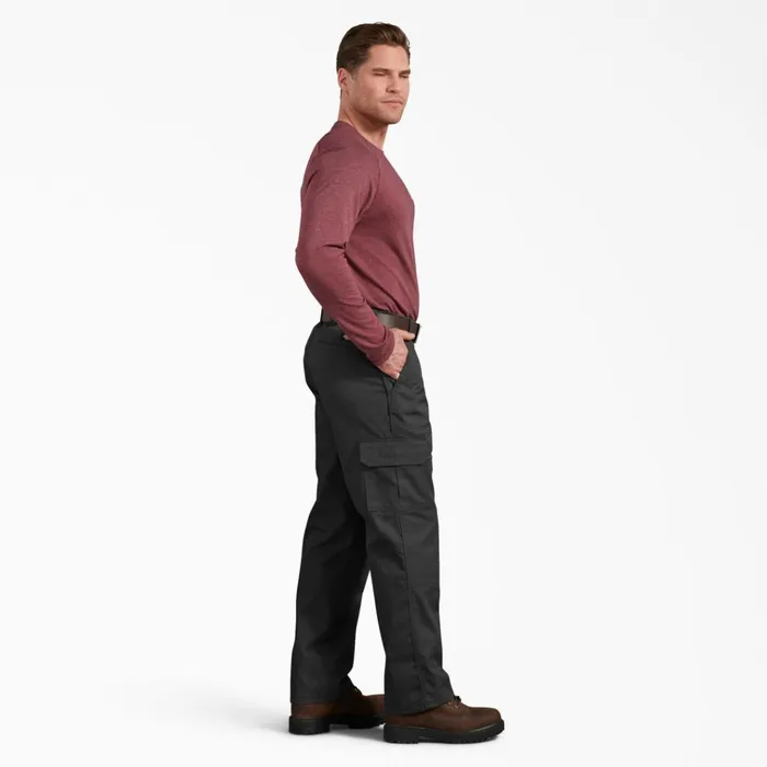 Active Waist Regular Fit Cargo Pants Black Black bk Men Dickies Cargo Active Waist Regular Fit Cargo Pants Black Black bk Men Dickies Cargo