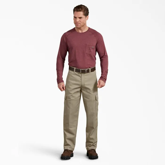 Active Waist Regular Fit Cargo Pants Desert Sand Desert Sand ds Men Dickies Cargo