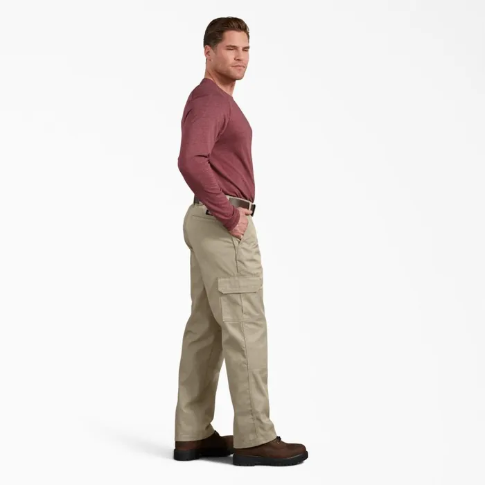 Active Waist Regular Fit Cargo Pants Desert Sand Desert Sand ds Men Dickies Cargo