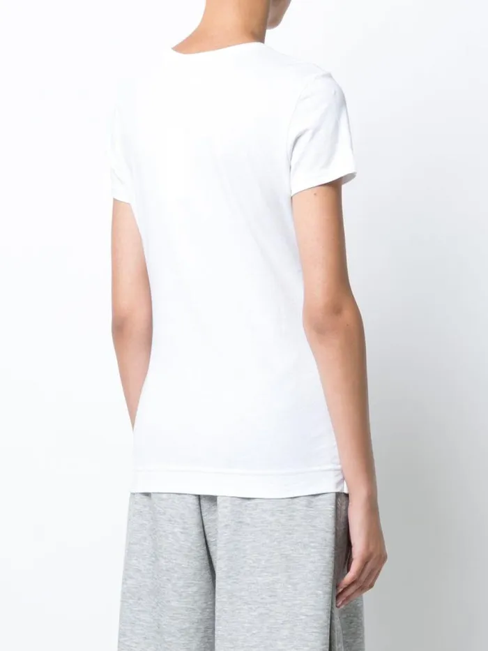 Adam Lippes Pima Cotton TShirts Short Sleeve Crewneck TShirt In Pima Cotton White 8211 Women