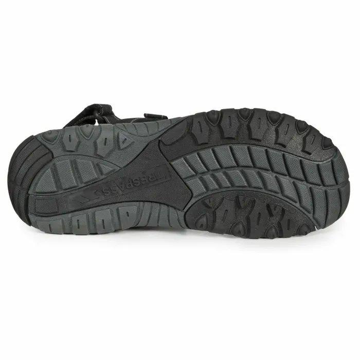 Alderley Walking Sandals Black Men Trespass Sandals