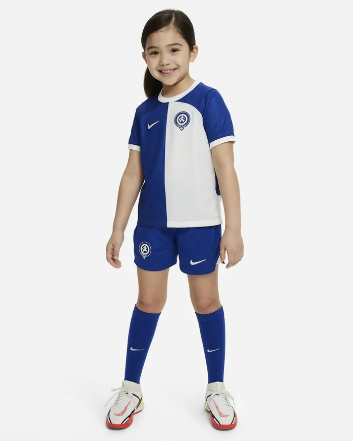 All Clothing Kids Nike Atltico Madrid 202324 Away Old Royalwhitewhite