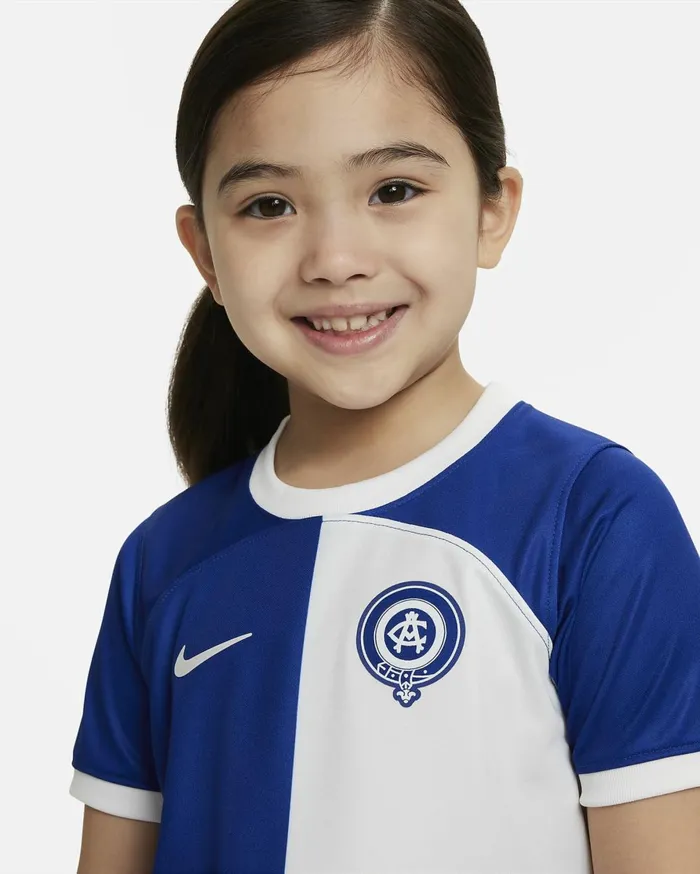 All Clothing Kids Nike Atltico Madrid 202324 Away Old Royalwhitewhite