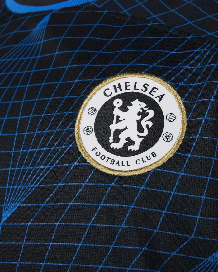 All Clothing Kids Nike Chelsea FC 202324 Stadium Away Soarclub Goldwhite