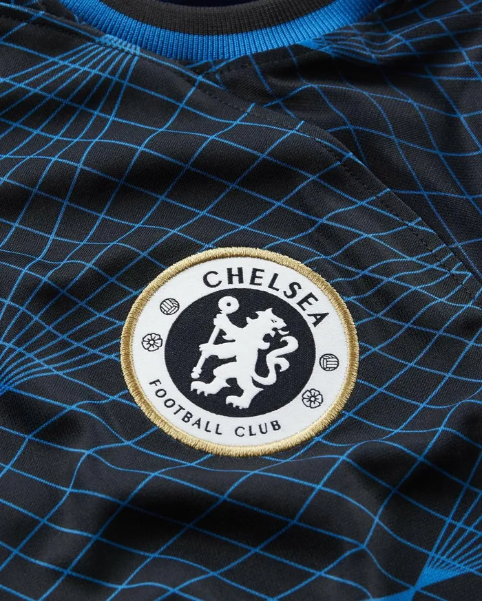All Clothing Kids Nike Chelsea FC 202324 Stadium Away Soarclub Goldwhite