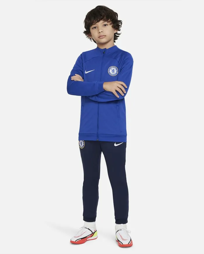 All Clothing Kids Nike Chelsea FC Academy Pro Rush Blueobsidianwhite
