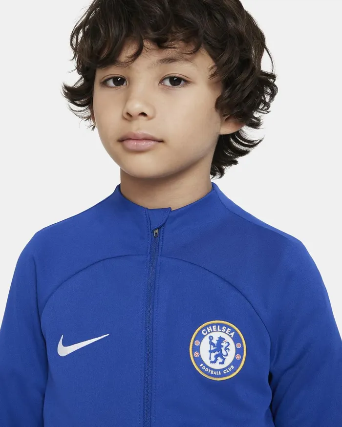 All Clothing Kids Nike Chelsea FC Academy Pro Rush Blueobsidianwhite