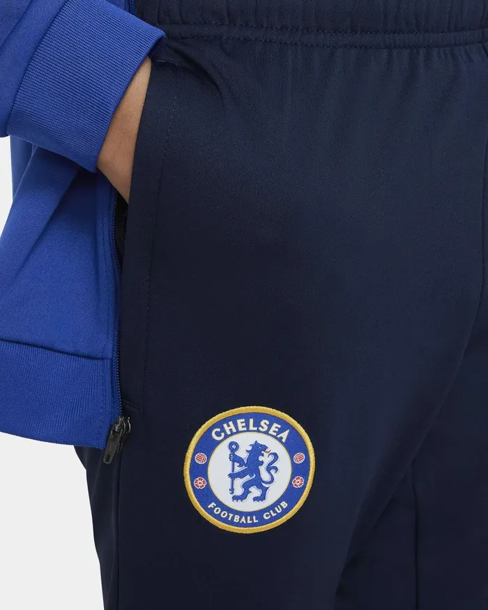 All Clothing Kids Nike Chelsea FC Academy Pro Rush Blueobsidianwhite