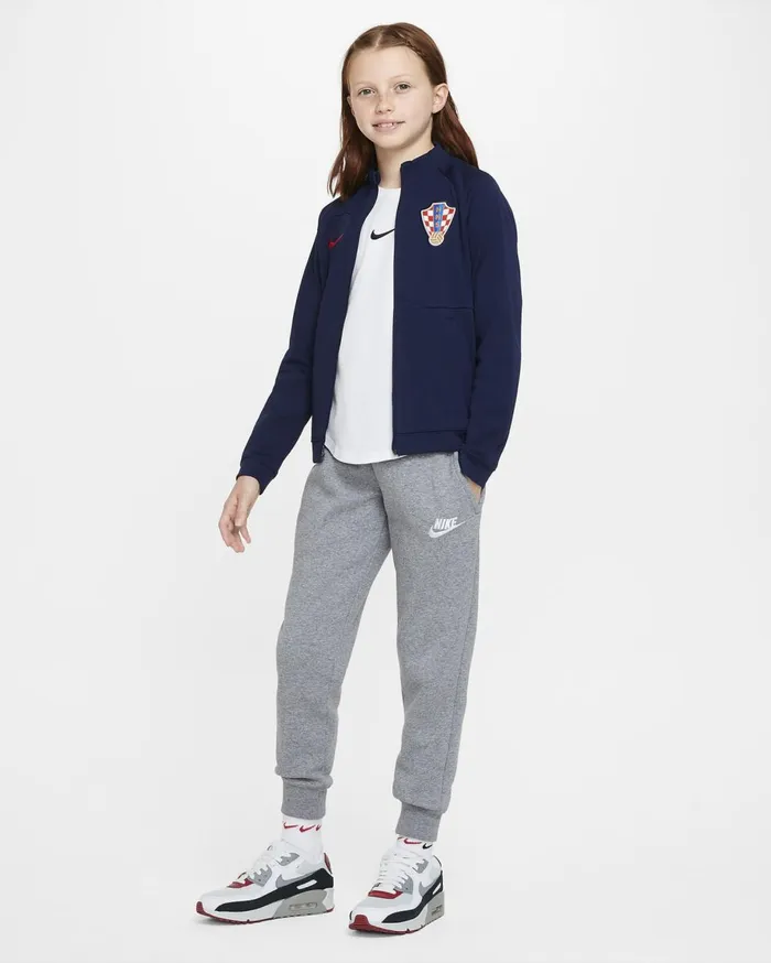All Clothing Kids Nike Croatia Academy Pro Blackened Blueuniversity Red