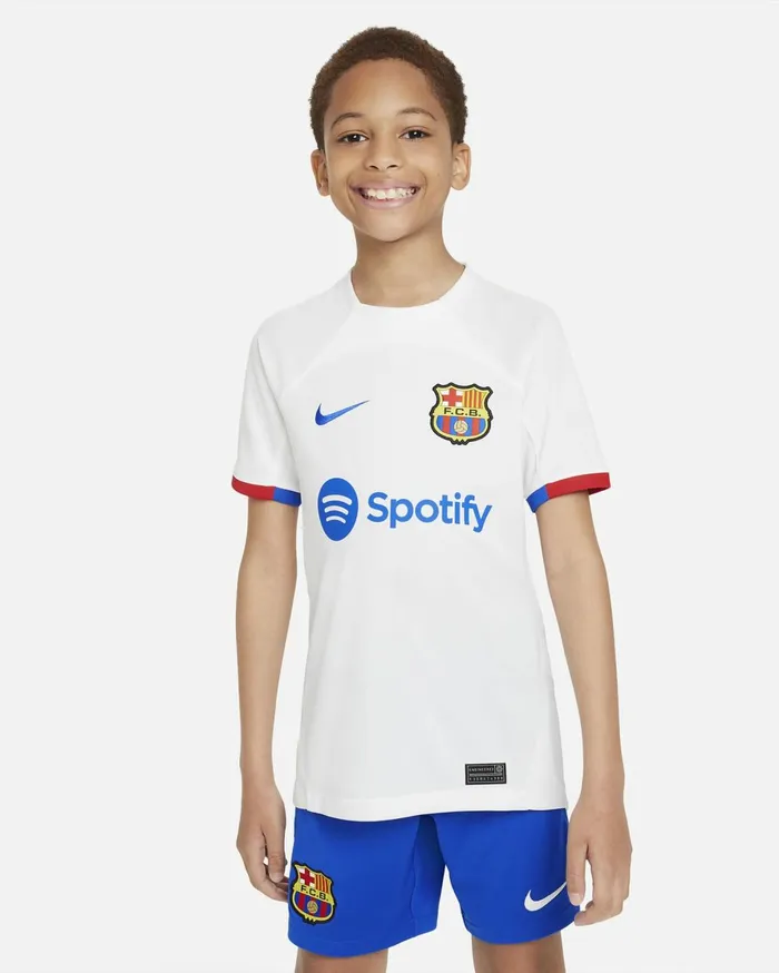 All Clothing Kids Nike FC Barcelona 202324 Stadium Away Whiteroyal Blueuniversity Redroyal Blue All Clothing Kids Nike FC Barcelona 202324 Stadium Away Whiteroyal Blueuniversity Redroyal Blue