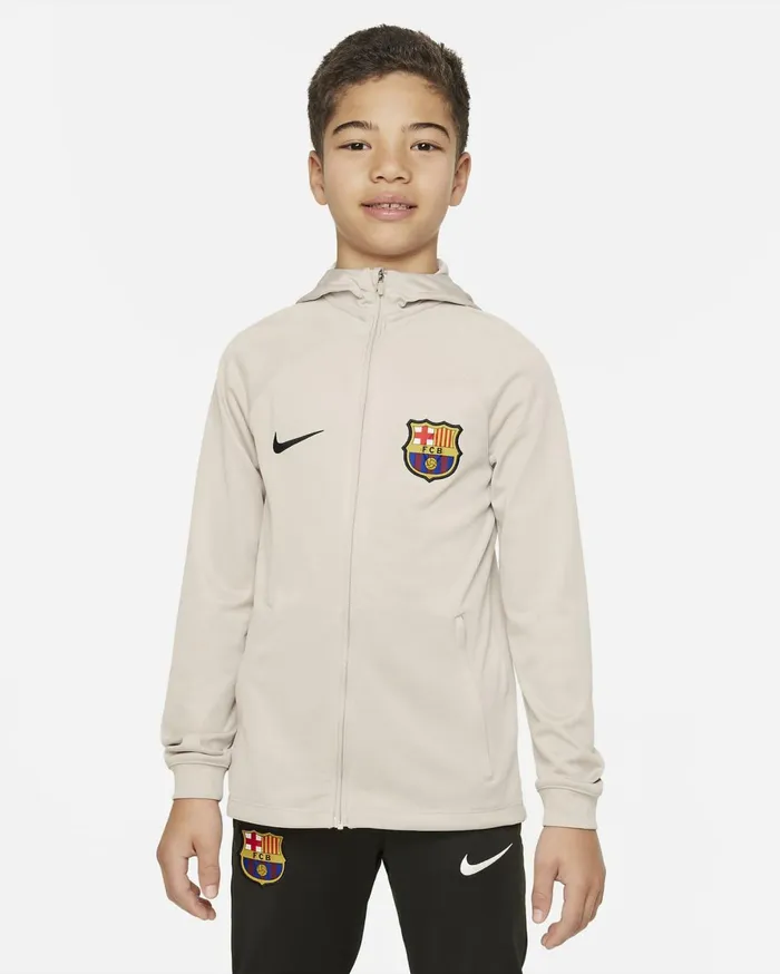 All Clothing Kids Nike FC Barcelona Strike Stringsequoiablack