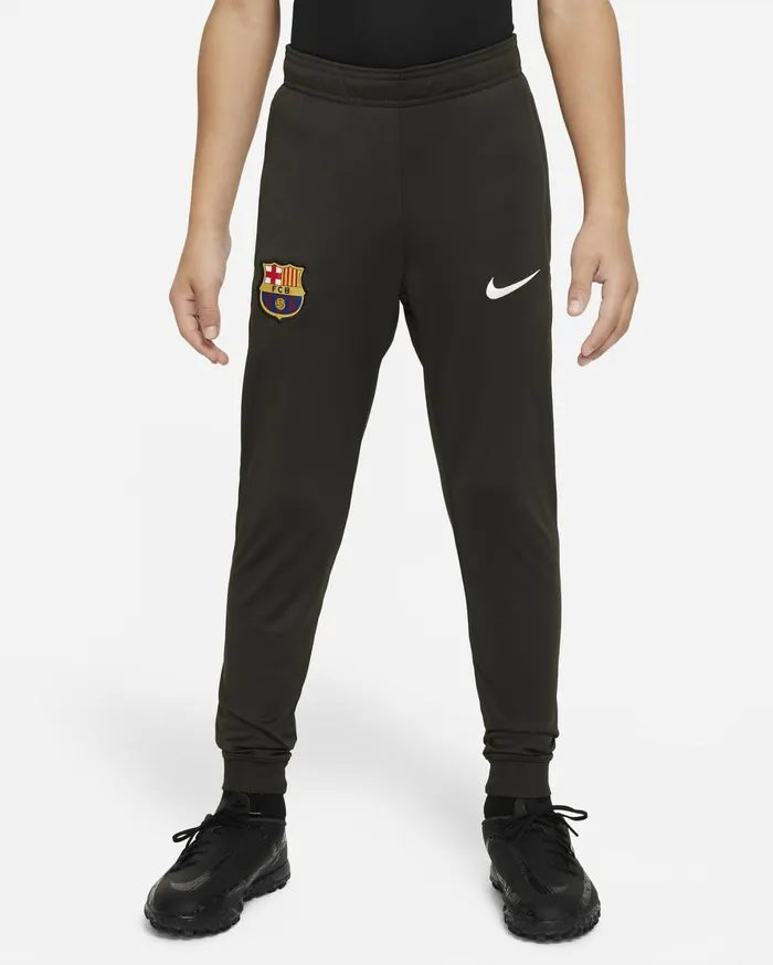 All Clothing Kids Nike FC Barcelona Strike Stringsequoiablack