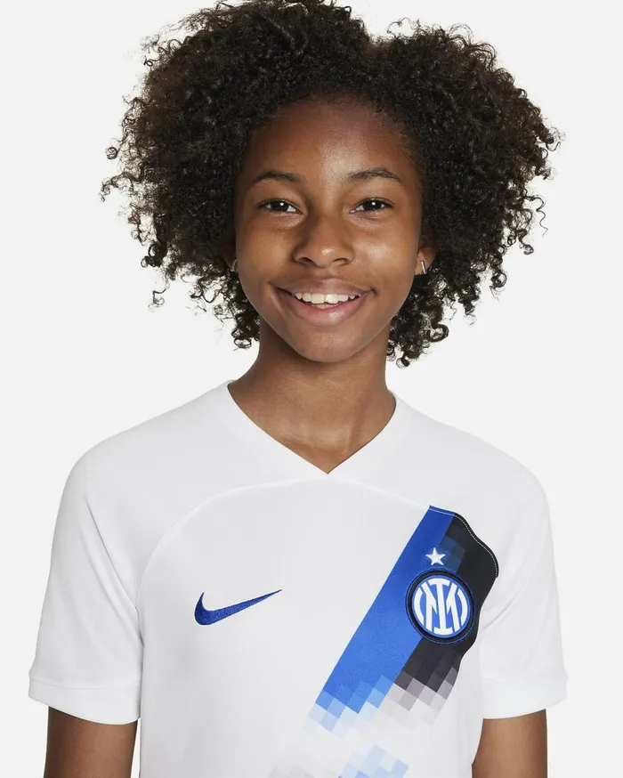All Clothing Kids Nike Inter Milan 202324 Stadium Away Whitelyon Blue