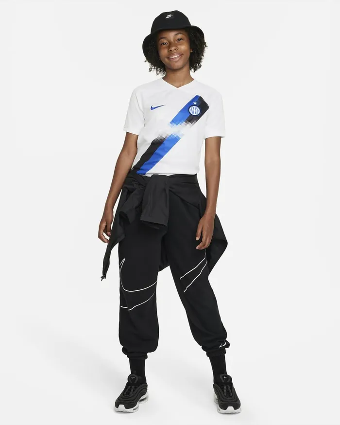 All Clothing Kids Nike Inter Milan 202324 Stadium Away Whitelyon Blue