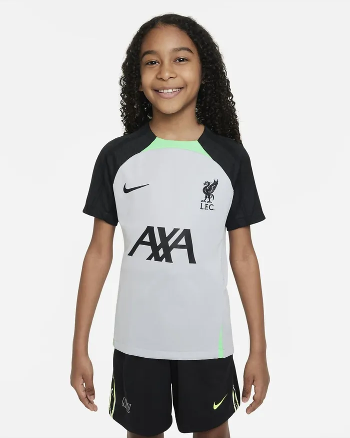 All Clothing Kids Nike Liverpool FC Strike Wolf Greypoison Greenblack