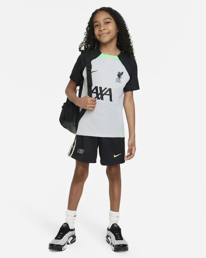 All Clothing Kids Nike Liverpool FC Strike Wolf Greypoison Greenblack
