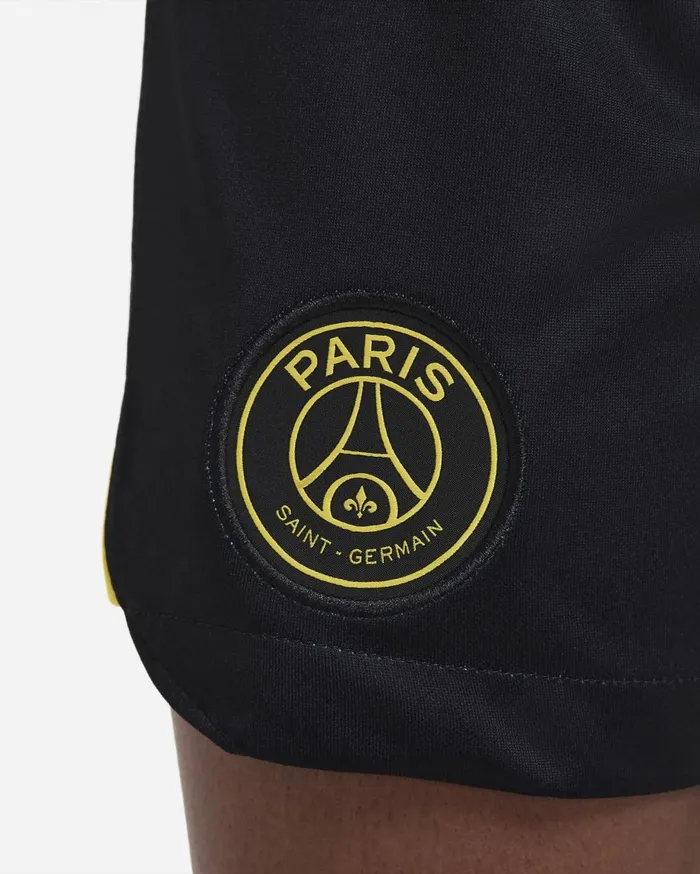 All Clothing Kids Nike Paris SaintGermain 202223 Stadium Fourth Blacktour Yellowtour Yellow