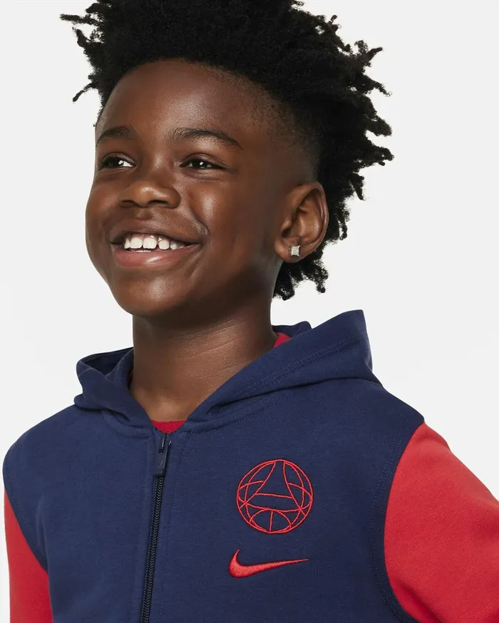 All Clothing Kids Nike Paris SaintGermain Club Midnight Navyuniversity Reduniversity Red