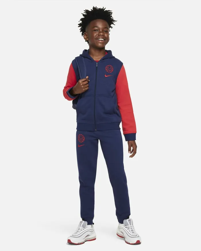 All Clothing Kids Nike Paris SaintGermain Club Midnight Navyuniversity Reduniversity Red