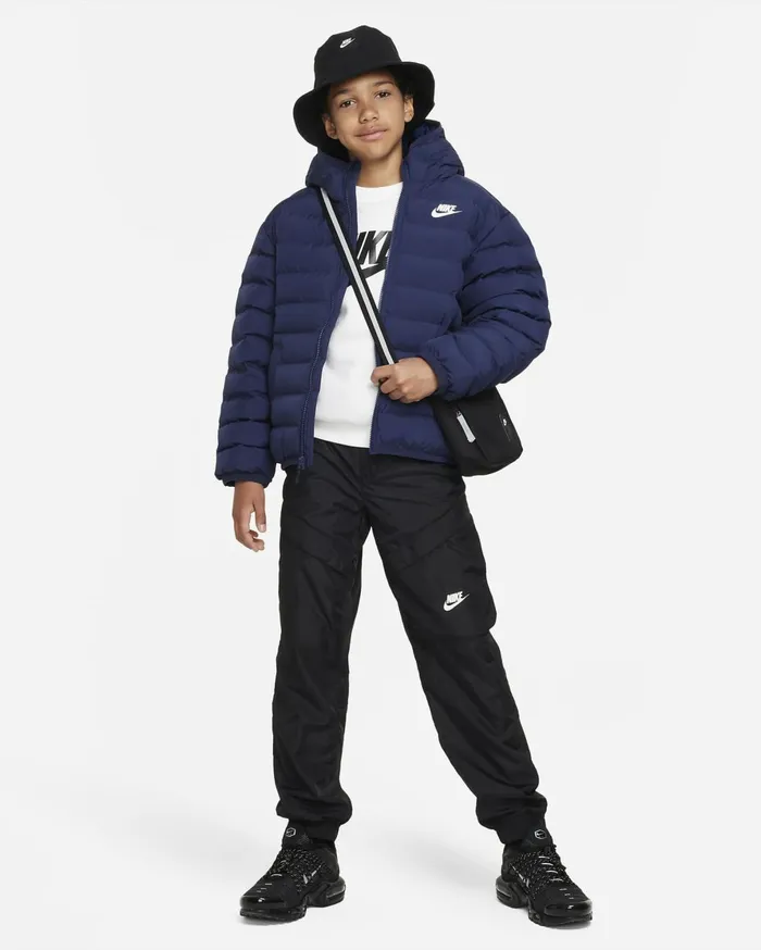 All Clothing Kids Nike Sportswear Lightweight Synthetic Fill Midnight Navymidnight Navywhite