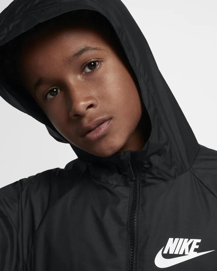 All Clothing Kids Nike Sportswear Windrunner Blackblackblackwhite