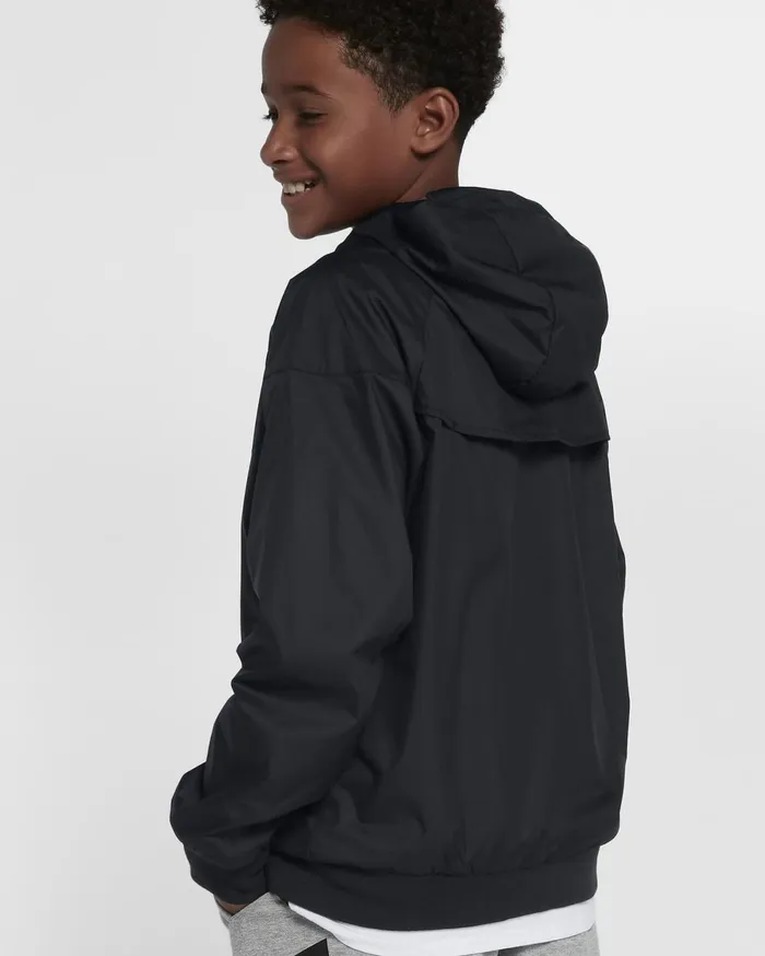 All Clothing Kids Nike Sportswear Windrunner Blackblackblackwhite
