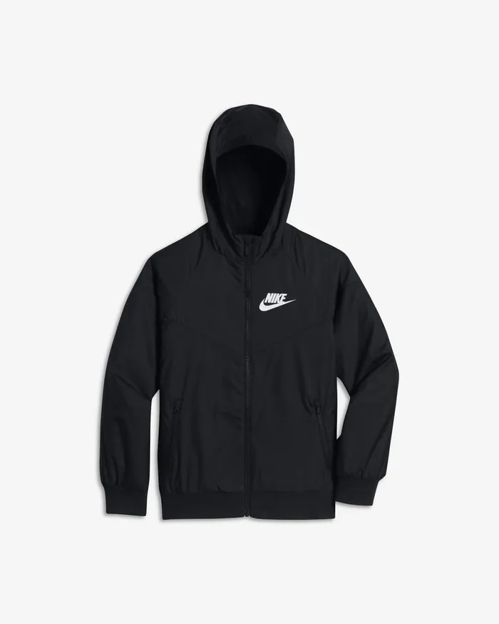 All Clothing Kids Nike Sportswear Windrunner Blackblackblackwhite