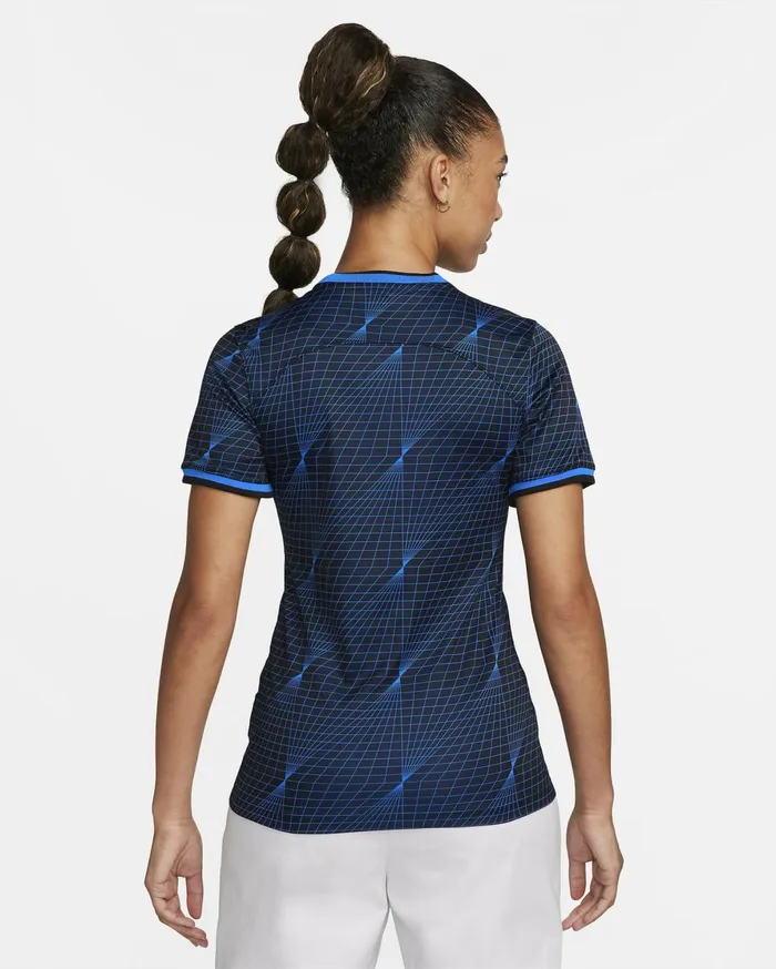 All Clothing Women Nike Chelsea FC 202324 Stadium Away Soarclub Goldwhite
