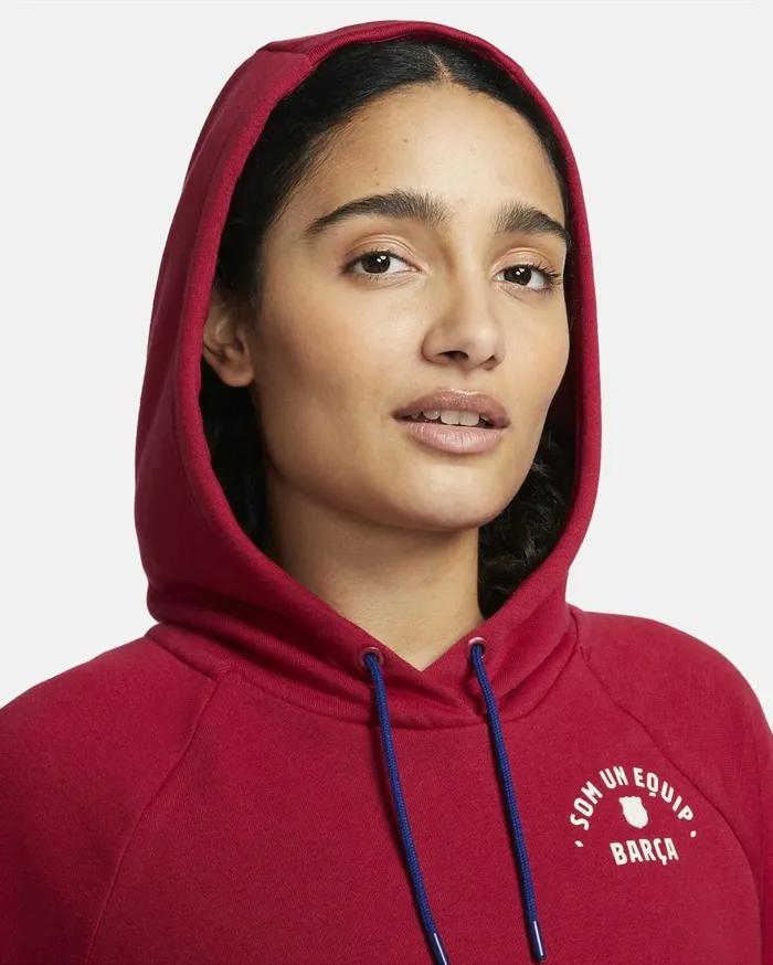 All Clothing Women Nike FC Barcelona Essential Noble Reddeep Royal Bluepale Ivory