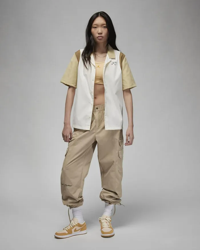 All Clothing Women Nike Jordan Sailteam Goldbrown Kelp