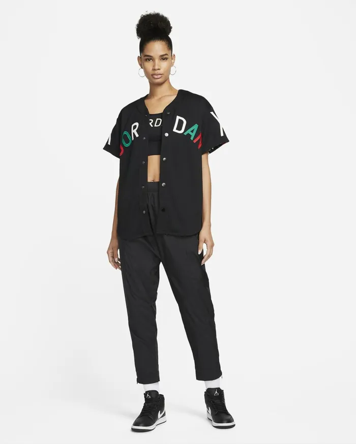 All Clothing Women Nike Jordan X Nina Chanel Abney Blackuniversity Red