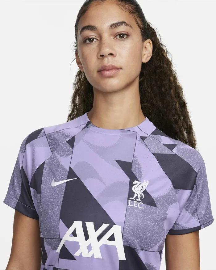 All Clothing Women Nike Liverpool FC Academy Pro Third Space Purplegridironwhite