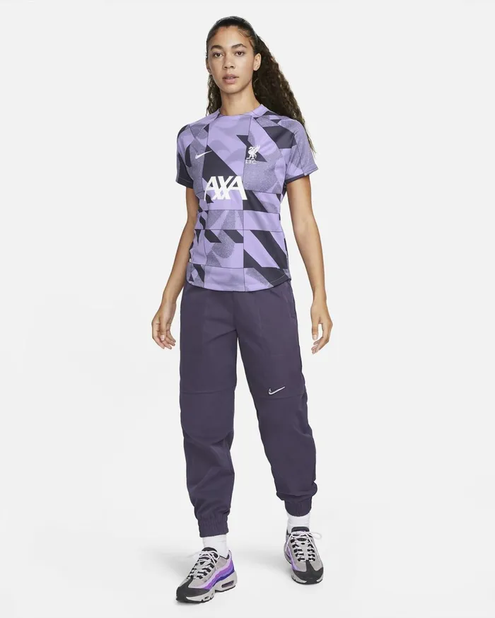 All Clothing Women Nike Liverpool FC Academy Pro Third Space Purplegridironwhite