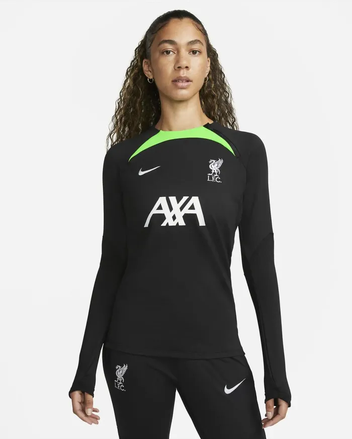 All Clothing Women Nike Liverpool FC Strike Blackpoison Greenwhite