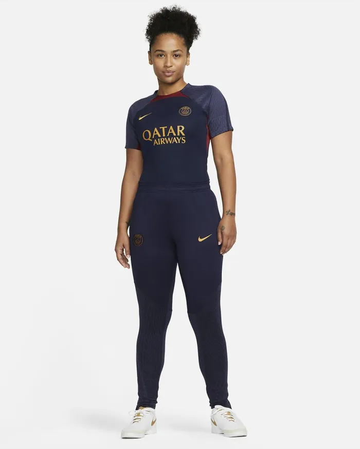 All Clothing Women Nike Paris SaintGermain Strike Blackened Blueblackened Bluegold Suede