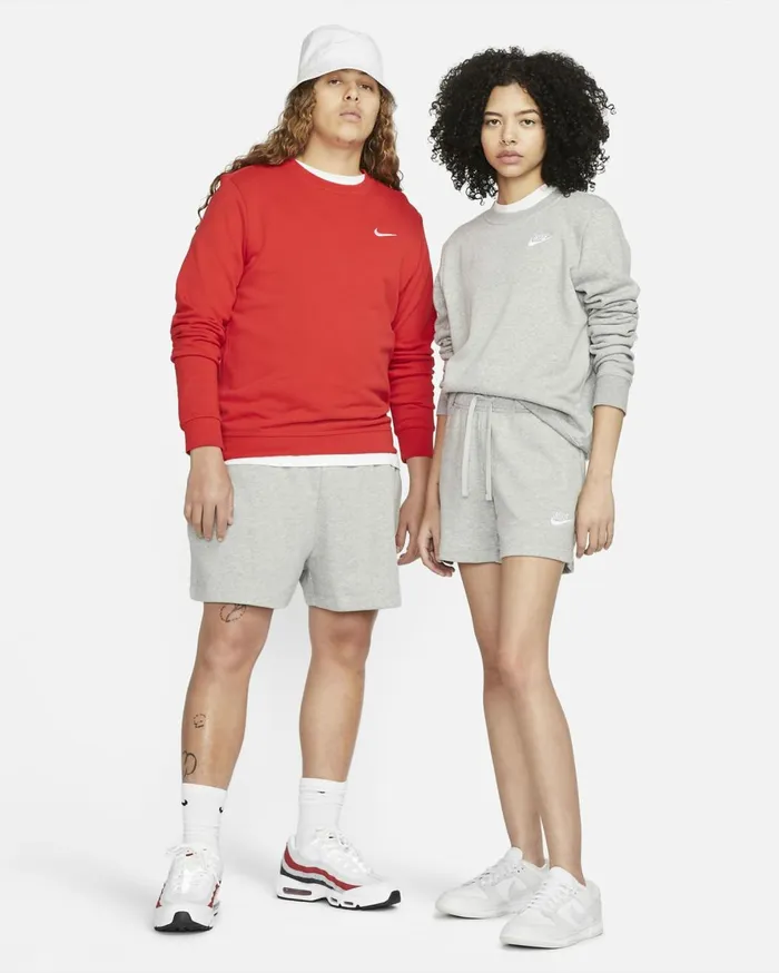 All Clothing Women Nike Sportswear Club Fleece Dark Grey Heatherwhite